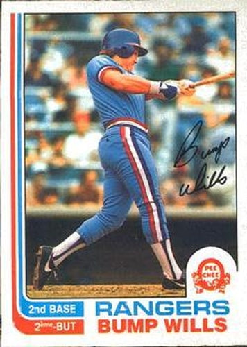 #272 Bump Wills - Texas Rangers - 1982 O-Pee-Chee Baseball