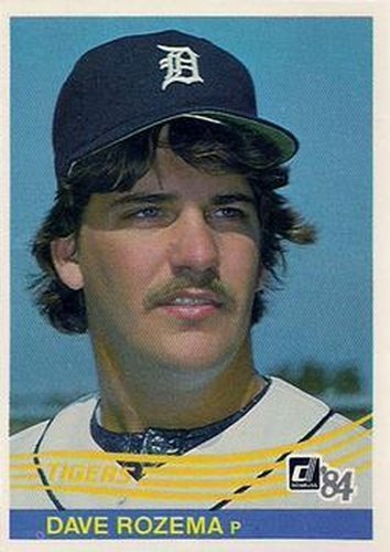 #272 Dave Rozema - Detroit Tigers - 1984 Donruss Baseball