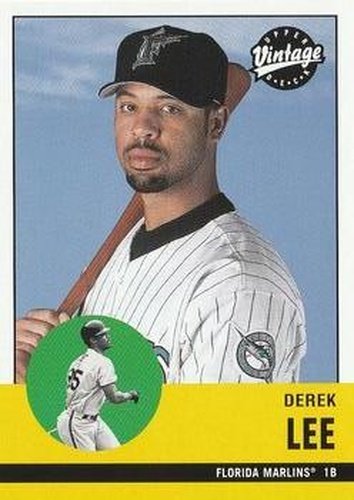 #272 Derrek Lee - Florida Marlins - 2001 Upper Deck Vintage Baseball