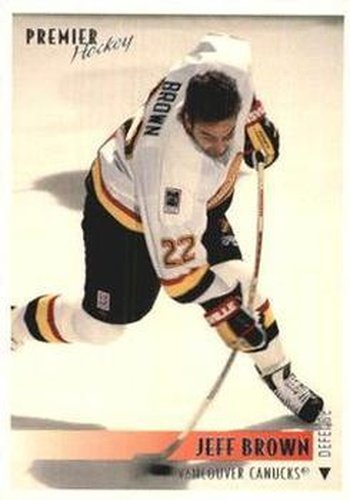 #272 Jeff Brown - Vancouver Canucks - 1994-95 Topps Premier Hockey