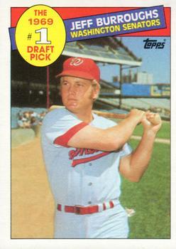 #272 Jeff Burroughs - Washington Senators - 1985 Topps Baseball