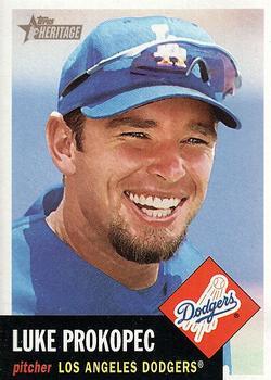 #272 Luke Prokopec - Los Angeles Dodgers - 2002 Topps Heritage Baseball