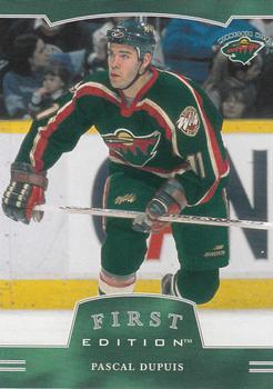 #272 Pascal Dupuis - Minnesota Wild - 2002-03 Be a Player First Edition Hockey