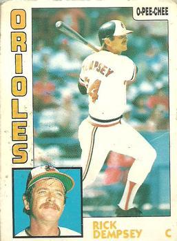 #272 Rick Dempsey - Baltimore Orioles - 1984 O-Pee-Chee Baseball
