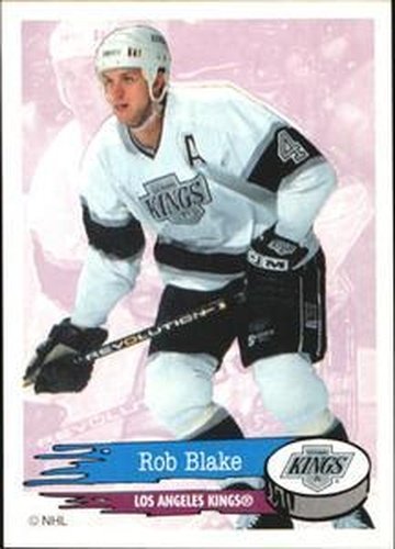 #272 Rob Blake - Los Angeles Kings - 1995-96 Panini Hockey Stickers
