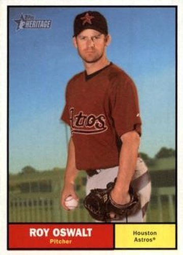 #272 Roy Oswalt - Houston Astros - 2010 Topps Heritage Baseball