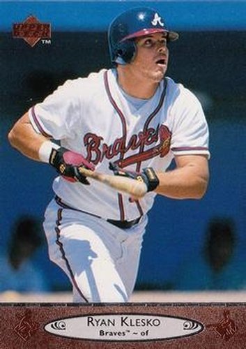 #272 Ryan Klesko - Atlanta Braves - 1996 Upper Deck Baseball