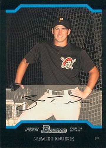 #272 Zach Duke - Pittsburgh Pirates - 2004 Bowman Baseball