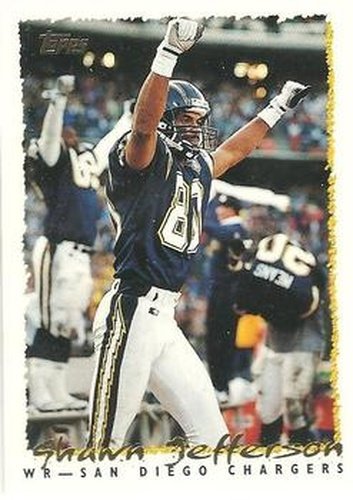 #272 Shawn Jefferson - San Diego Chargers - 1995 Topps Football