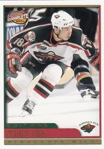 #272 Richard Park - Minnesota Wild - 2003-04 Pacific Complete Hockey