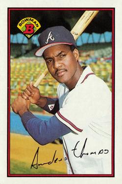 #272 Andres Thomas - Atlanta Braves - 1989 Bowman Baseball
