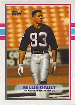 #272 Willie Gault - Los Angeles Raiders - 1989 Topps Football