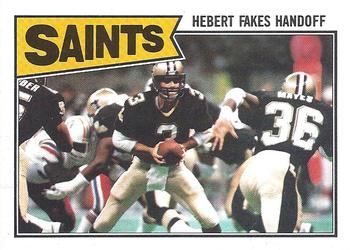 #272 Bobby Hebert - New Orleans Saints - 1987 Topps Football