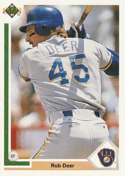#272 Rob Deer - Milwaukee Brewers - 1991 Upper Deck Baseball