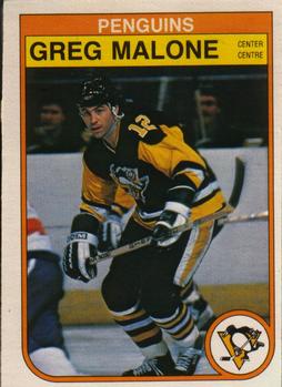 #272 Greg Malone - Pittsburgh Penguins - 1982-83 O-Pee-Chee Hockey