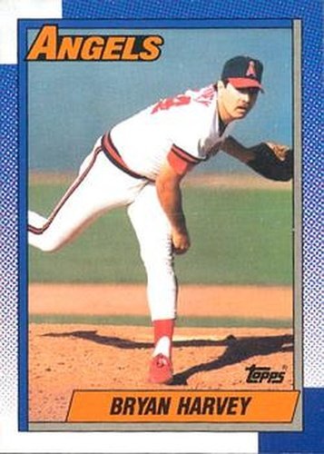 #272 Bryan Harvey - California Angels - 1990 O-Pee-Chee Baseball