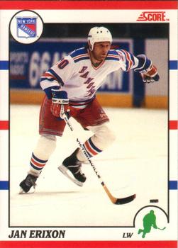 #272 Jan Erixon - New York Rangers - 1990-91 Score Canadian Hockey