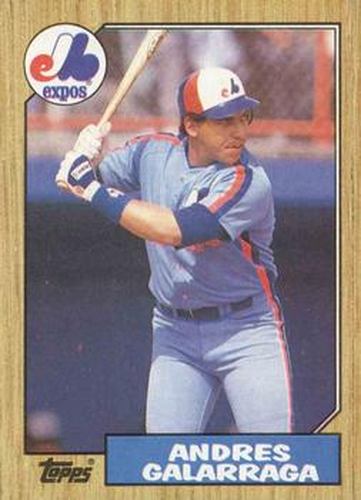 #272 Andres Galarraga - Montreal Expos - 1987 Topps Baseball