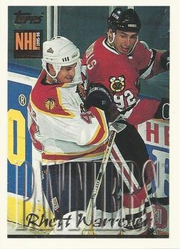#272 Rhett Warrener - Florida Panthers - 1995-96 Topps Hockey