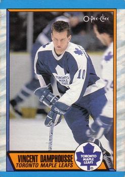 #272 Vincent Damphousse - Toronto Maple Leafs - 1989-90 O-Pee-Chee Hockey