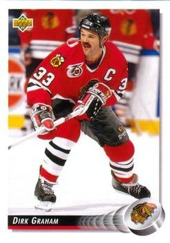 #272 Dirk Graham - Chicago Blackhawks - 1992-93 Upper Deck Hockey