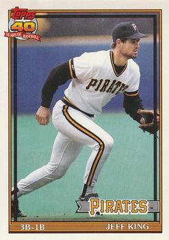 #272 Jeff King - Pittsburgh Pirates - 1991 O-Pee-Chee Baseball