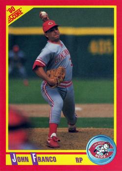 #273 John Franco - Cincinnati Reds - 1990 Score Baseball