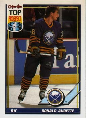 #273 Donald Audette - Buffalo Sabres - 1991-92 O-Pee-Chee Hockey