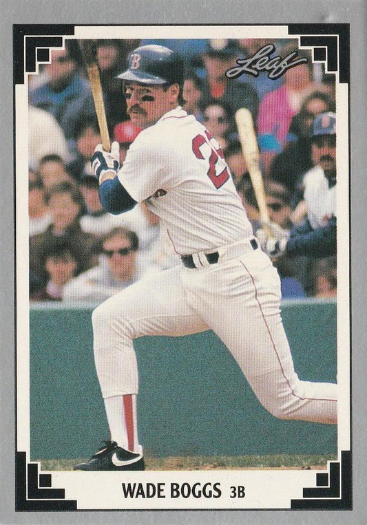 #273 Wade Boggs - Boston Red Sox - 1991 Leaf Baseball