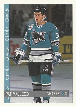 #273 Pat MacLeod - San Jose Sharks - 1992-93 O-Pee-Chee Hockey