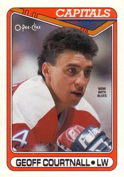 #273 Geoff Courtnall - St. Louis Blues - 1990-91 O-Pee-Chee Hockey