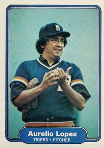 #273 Aurelio Lopez - Detroit Tigers - 1982 Fleer Baseball