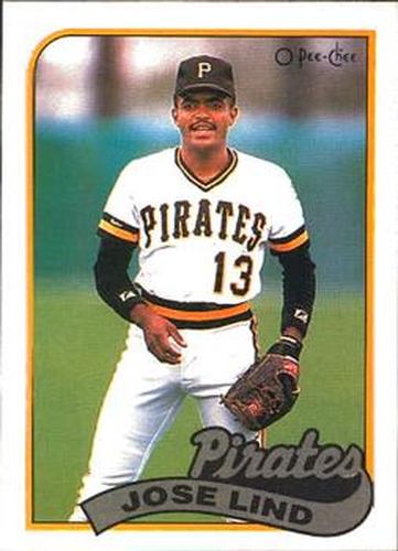 #273 Jose Lind - Pittsburgh Pirates - 1989 O-Pee-Chee Baseball