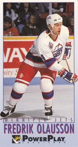 #273 Fredrik Olausson - Winnipeg Jets - 1993-94 Fleer PowerPlay Hockey