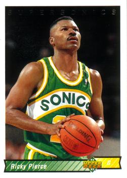 #273 Ricky Pierce - Seattle SuperSonics - 1992-93 Upper Deck Basketball