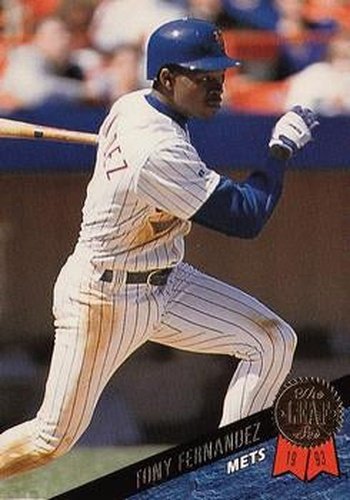 #273 Tony Fernandez - New York Mets - 1993 Leaf Baseball