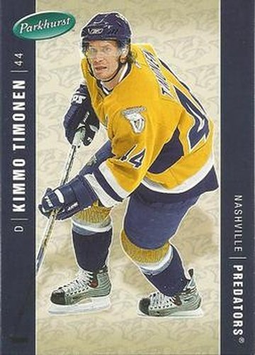 #273 Kimmo Timonen - Nashville Predators - 2005-06 Parkhurst Hockey