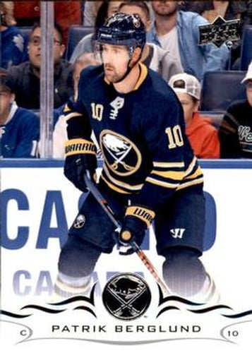 #273 Patrik Berglund - Buffalo Sabres - 2018-19 Upper Deck Hockey
