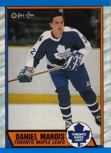 #273 Daniel Marois - Toronto Maple Leafs - 1989-90 O-Pee-Chee Hockey