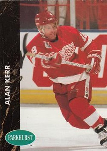 #273 Alan Kerr - Detroit Red Wings - 1991-92 Parkhurst Hockey