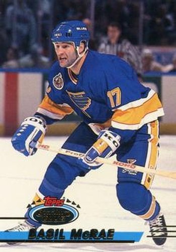#273 Basil McRae - St. Louis Blues - 1993-94 Stadium Club Hockey