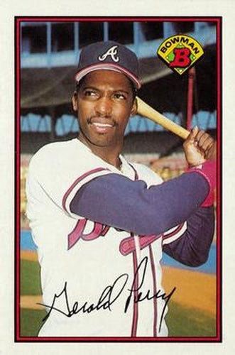 #273 Gerald Perry - Atlanta Braves - 1989 Bowman Baseball