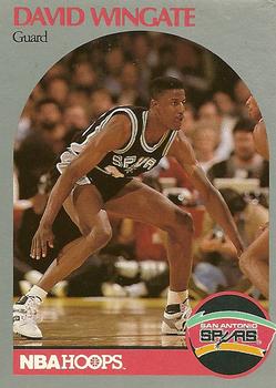 #273 David Wingate - San Antonio Spurs - 1990-91 Hoops Basketball