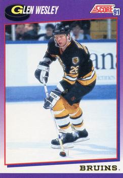 #273 Glen Wesley - Boston Bruins - 1991-92 Score American Hockey