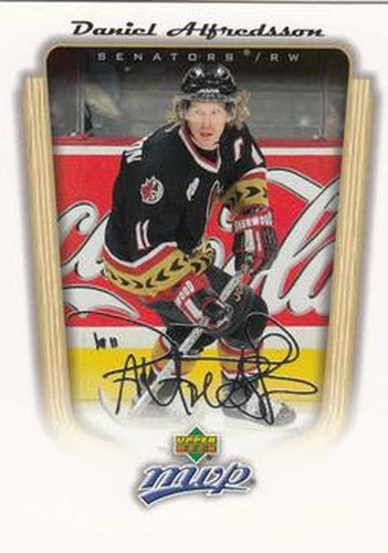 #273 Daniel Alfredsson - Ottawa Senators - 2005-06 Upper Deck MVP Hockey