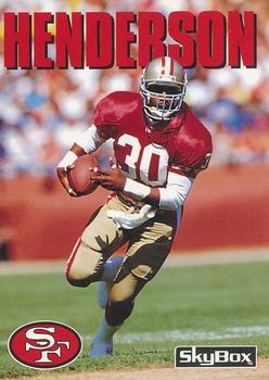 #273 Keith Henderson - San Francisco 49ers - 1992 SkyBox Impact Football