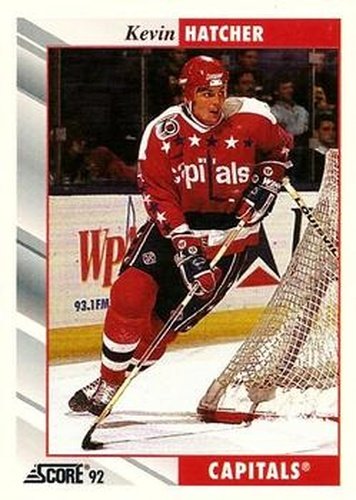 #273 Kevin Hatcher - Washington Capitals - 1992-93 Score USA Hockey