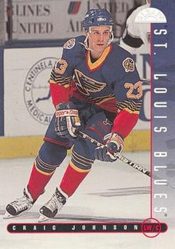#273 Craig Johnson - St. Louis Blues - 1995-96 Leaf Hockey