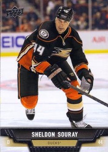 #273 Sheldon Souray - Anaheim Ducks - 2013-14 Upper Deck Hockey