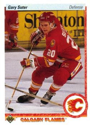 #273 Gary Suter - Calgary Flames - 1990-91 Upper Deck Hockey